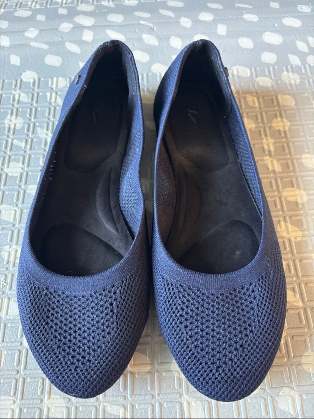 Navy blue Flats